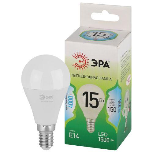 лампа светодиодная green line p45-15w-840-e14 gl 15вт шар 4000к яркий свет бел. e14 эра б0067045 от BTSprom.by