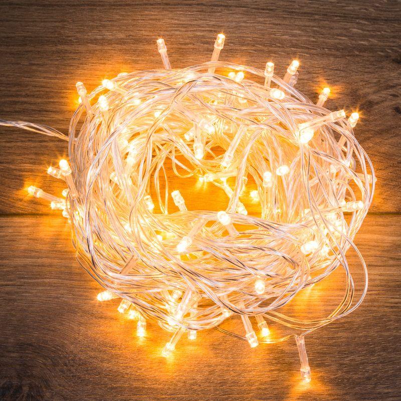 гирлянда светодиодная "твинкл лайт" 20м 160led тепл. бел. 10вт провод пвх прозр. neon-night 303-306 от BTSprom.by