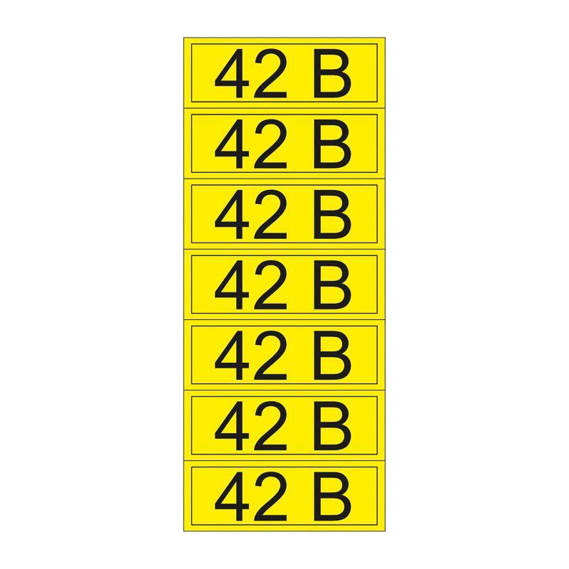 наклейка знак электробезопасности "42в" 35х100мм rexant 55-0003-1 от BTSprom.by
