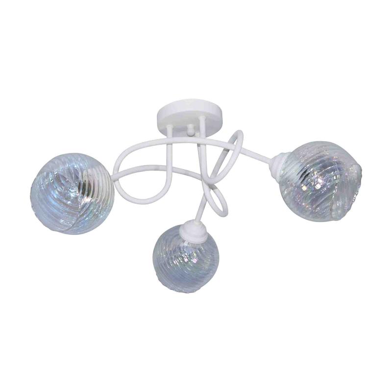 светильник "жанет" 131 (плафон 8334) нпб 01-3х60-203 e27 (им) потолочн. бел. муар. элетех 1005405462 от BTSprom.by