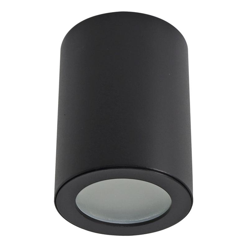 светильник декоративный dlc-s606 ip44 black sotto gu10 накладной без лампы метал. черн. fametto ul-00008861 от BTSprom.by