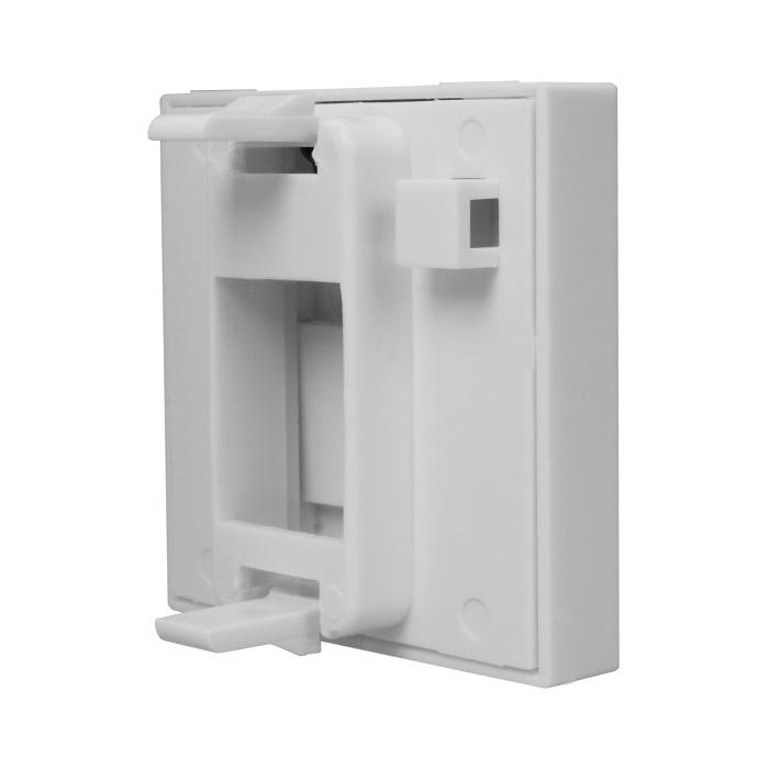  Панель лицевая 1 порт 45х45 Keystone шторка (DIY) SUPRLAN 10-0304-1 фото в каталоге от BTSprom.by