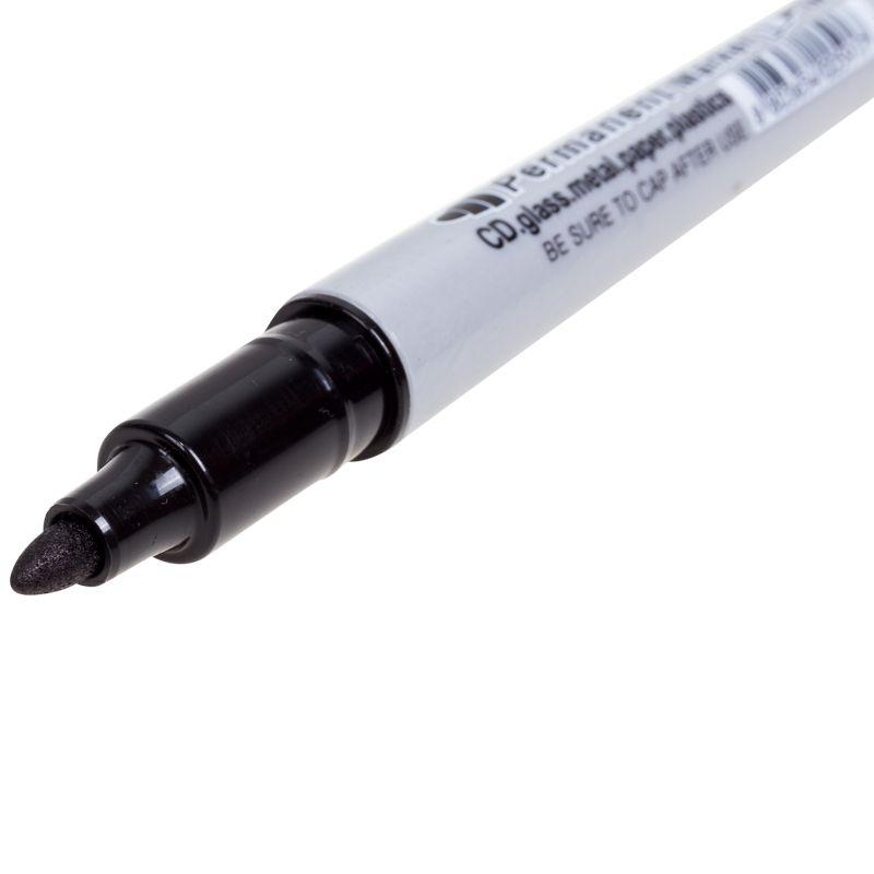  Маркер перманентный двухсторонний "Multi Marker Twin" 2мм/1мм пулевидный черн. Crown 08-8401 фото в каталоге от BTSprom.by