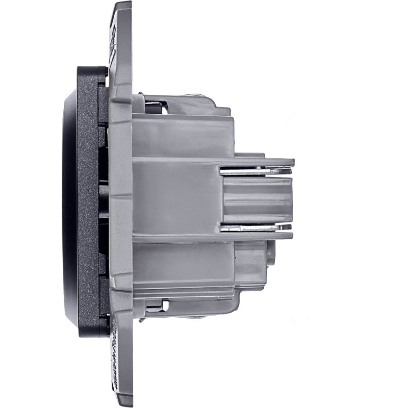  Розетка 1-м СП Inspiria 16А IP20 250В 2P+E немецк. стандарт механизм антрацит IEK 673723 фото в каталоге от BTSprom.by