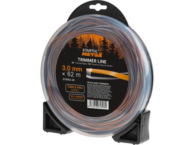 леска ф 3.0 мм х 62 м витой квадрат сеч. triple pro startul metsa (трехкомпонентная) st6163-30 от BTSprom.by