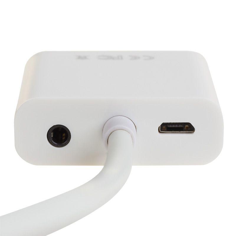  Переходник штекер HDMI - гнездо VGA (провод) + 3. 5мм Аудио с питанием Rexant 17-6934 фото в каталоге от BTSprom.by