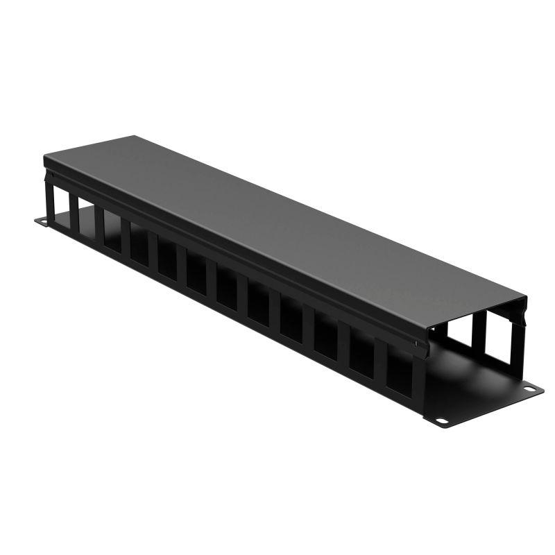 органайзер кабельный 19дюйм с крышкой 2u глубина 60 мм ral9005 dkc r5cp1962heb от BTSprom.by