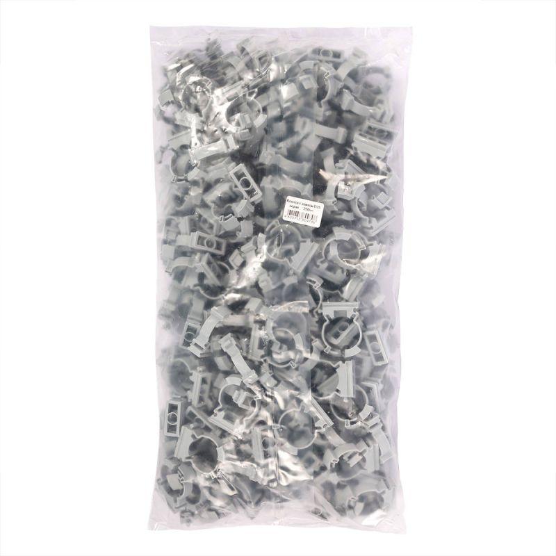  Держатель для труб (клипса) d25мм с замком (уп.250шт) Fortisflex 74361 фото в каталоге от BTSprom.by