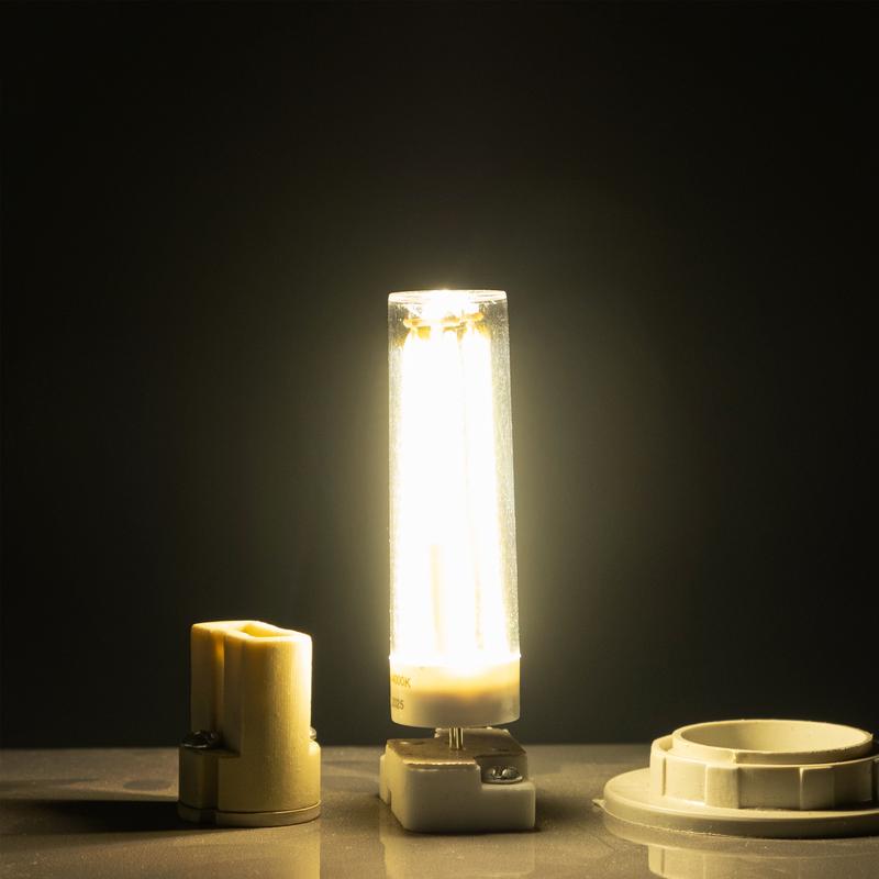 Лампа светодиодная филаментная PLED-G4 PRO 8Вт 4000К 680лм 230В d16.5х65мм без пульсации JazzWay 5062580 фото в каталоге от BTSprom.by