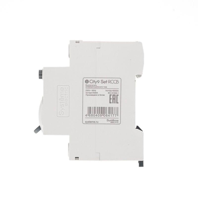  Выключатель дифференциального тока (УЗО) 2п 63А 100мА тип AC City9 Set 230В SE C9R56263 фото в каталоге от BTSprom.by