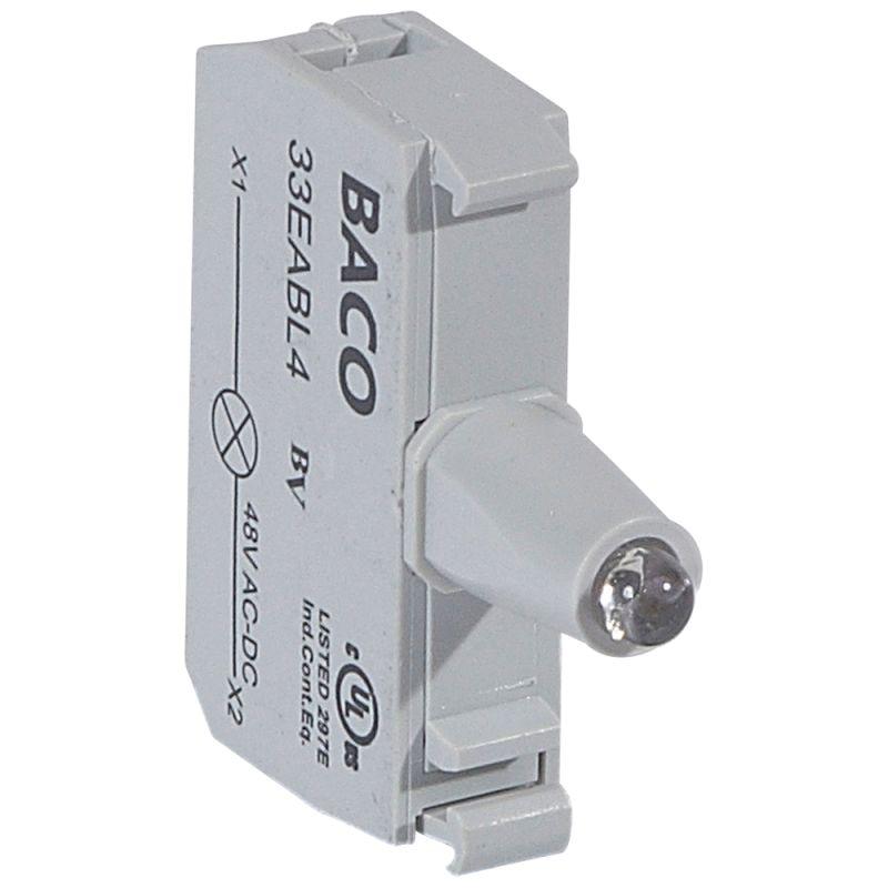 блок контактов со светодиодом 48в под винт син. osmoz leg 022923 от BTSprom.by