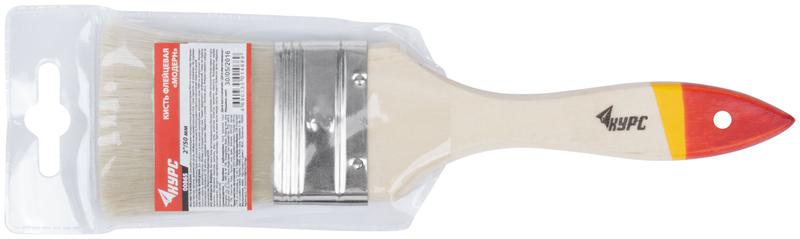  Кисть флейцевая "Модерн" 2дюйм (50мм) искусственная щетина деревянная ручка КУРС 00865 фото в каталоге от BTSprom.by