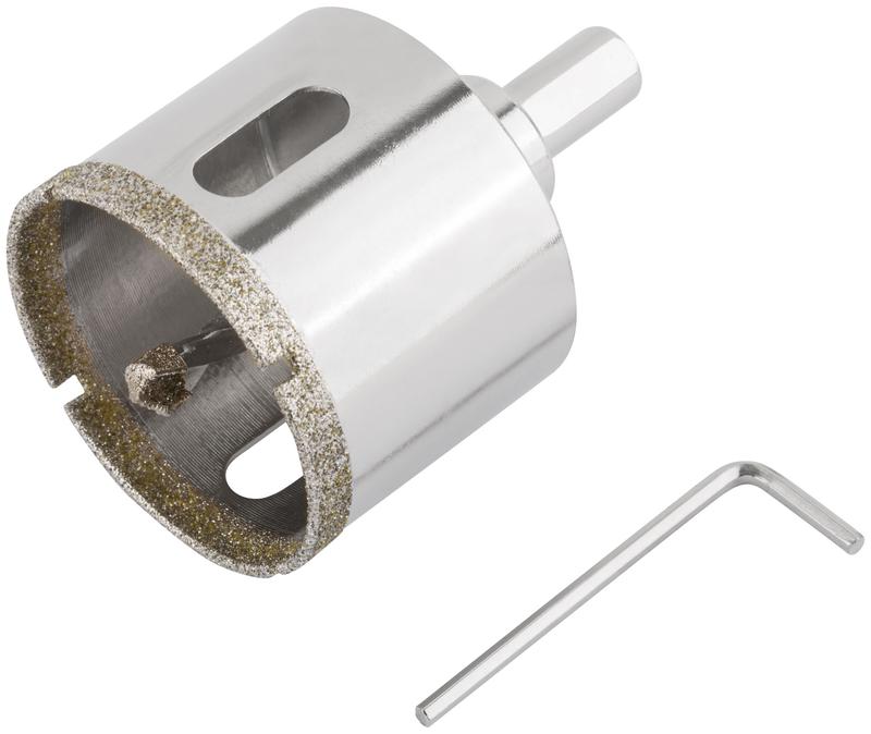  Коронка кольцевая алмазная по керамограниту камню и кафелю 50х70мм с центровочным сверлом FIT 16221 фото в каталоге от BTSprom.by