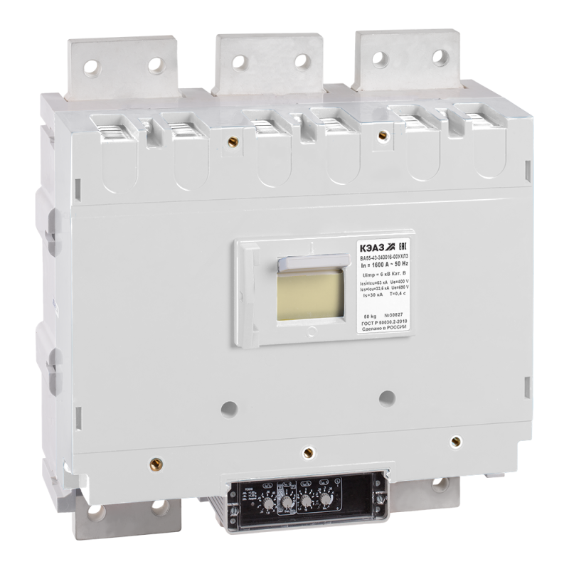 выключатель автоматический 3п 2000а 80ка ва55-43-340016 ухл3 690в ac кэаз 248865 от BTSprom.by