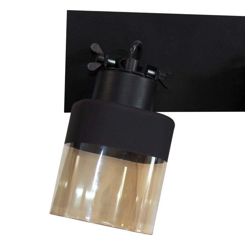  Светильник "Марш" 121 НПБ 01-2х60-140 Е27 ИУ потолочн. черн. муар Элетех 1005404966 фото в каталоге от BTSprom.by