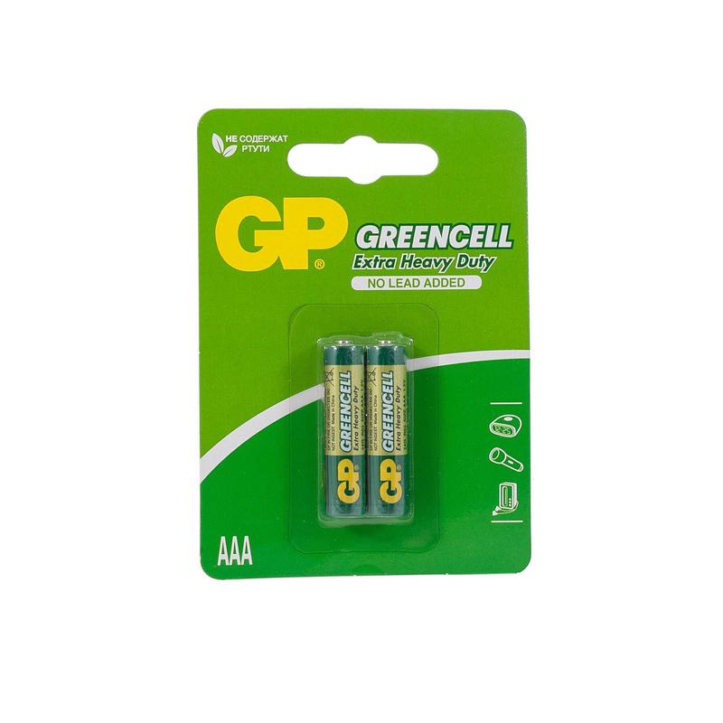 элемент питания солевой aaa/r03 1.5в greencell (блист.2шт) gp 6561 от BTSprom.by