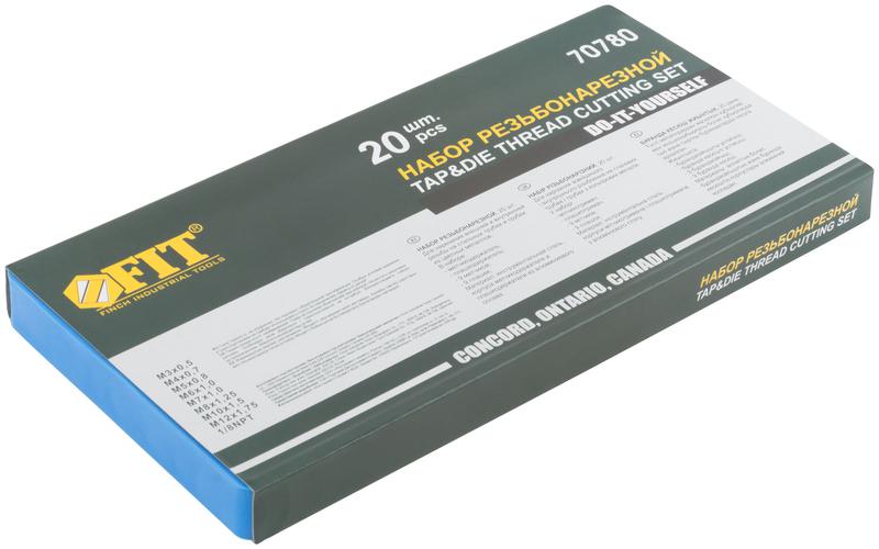  Лерки-метчики для мягкого металла 20шт пластиковый кейс FIT 70780 фото в каталоге от BTSprom.by