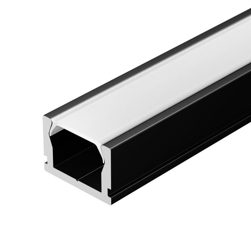 профиль pik-1007-2000 anod black l2000 алюм. arlight 045492 от BTSprom.by