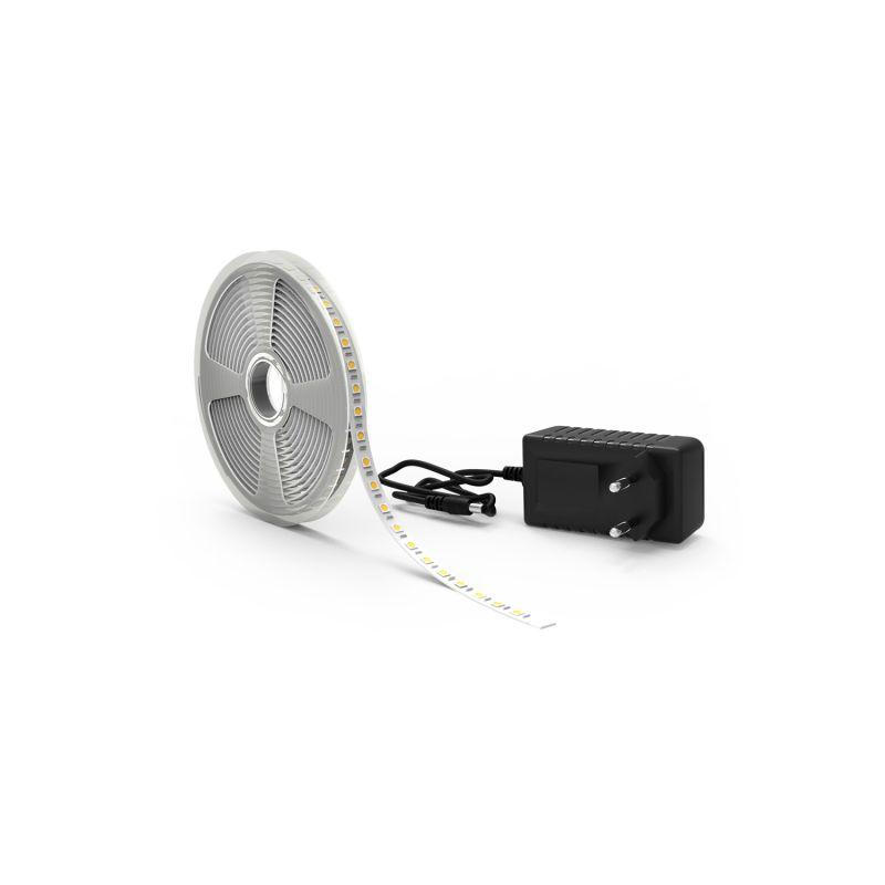  Лента светодиодная Basic 5050/60-SMD 10Вт/м 4000К нейтр. бел. IP20 700лм/м 12В 10мм драйвер (уп.5м) GAUSS BT043 фото в каталоге от BTSprom.by