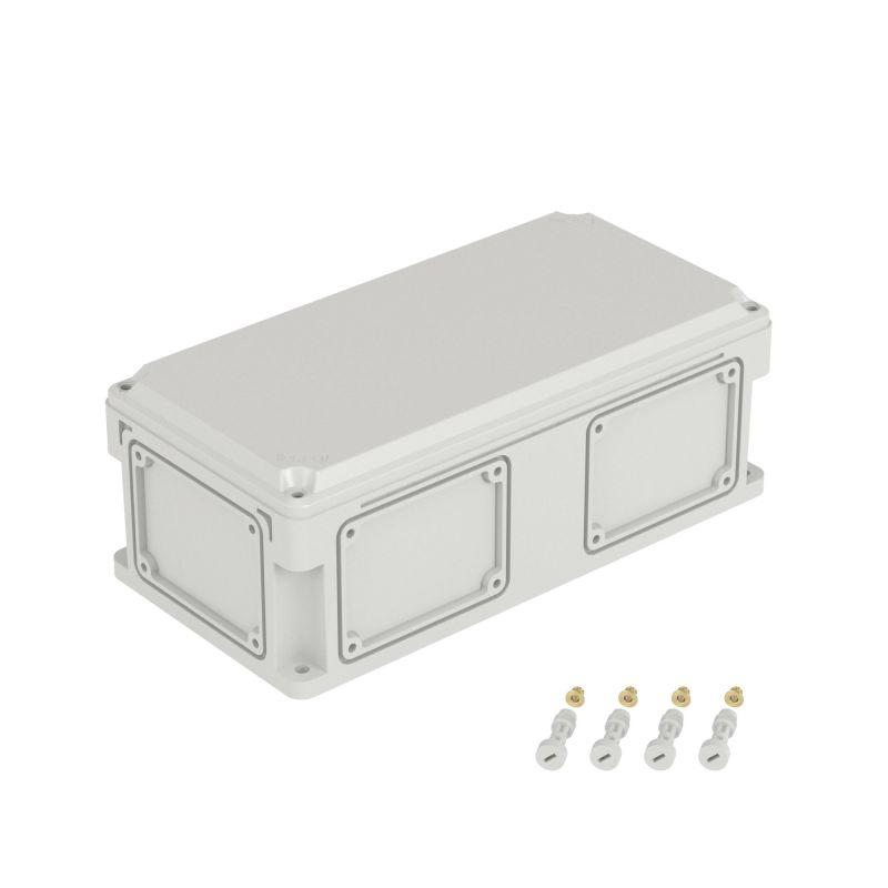 корпус 400х200х146мм ip67 с непрозр. крышкой 21мм с фланцами пластик. dkc 542210 от BTSprom.by