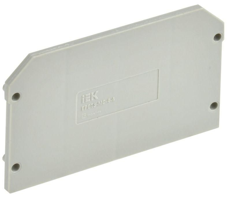 заглушка для cts-mc armafix 4 вывода 4кв.мм сер. iek yct12-00-4-k03-004-zgl от BTSprom.by