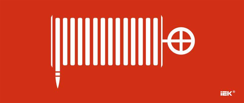 этикетка самоклеящаяся 330х140мм "пож. кран" iek lpc10-1-33-14-pkran от BTSprom.by