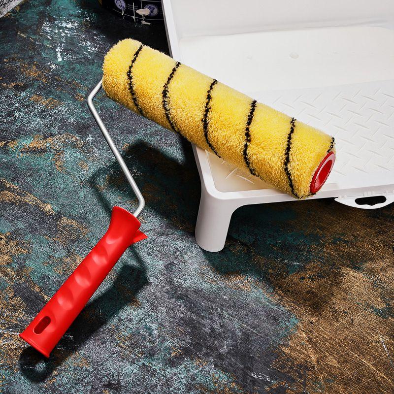  Валик полиакрил желт. с черн. полосой ворс 11мм шир. ролика 240мм бюгель 6мм d42мм Rexant 89-0022 фото в каталоге от BTSprom.by