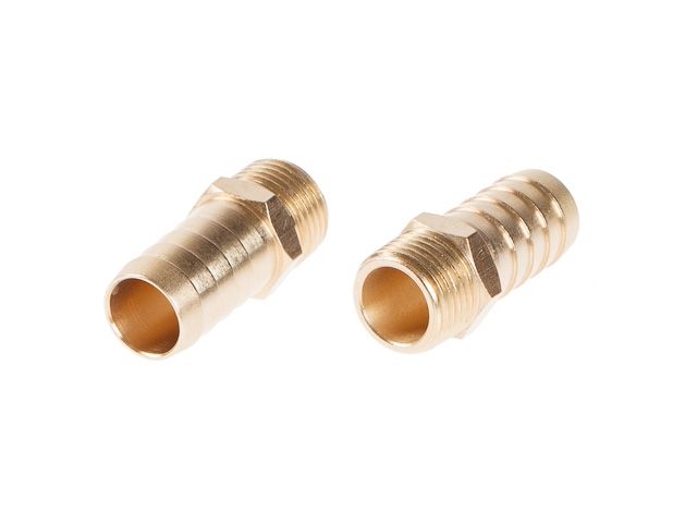 соединение нар. резьба 1/2" х елочка 19 мм (латунь) eco ab-mt12/e19 от BTSprom.by