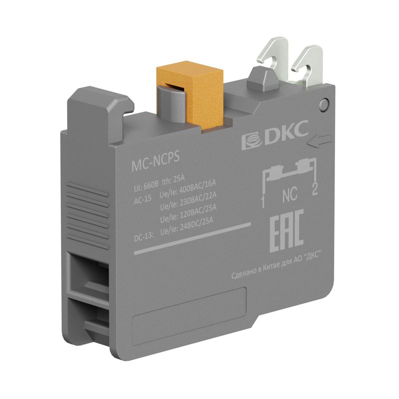 блок контактный с клеммными зажимами под винт нормально-замкнутый dkc mc-ncps от BTSprom.by