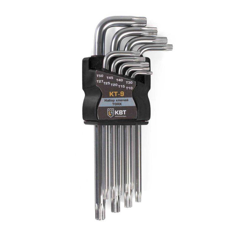  Набор ключей TORX КТ-9 (Т10-Т50) КВТ 79202 фото в каталоге от BTSprom.by