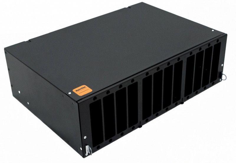 бокс оптический fo-19v-3u-12xslt-w130h30-96un-bk универс. 19дюйм выдвижн. с полкой от 8 до 96 портов (sc duplex lc st fc) со сплайс пласт. без пигтейлов и прох. адапт. 3u черн. hyperline 401221 от BTSprom.by