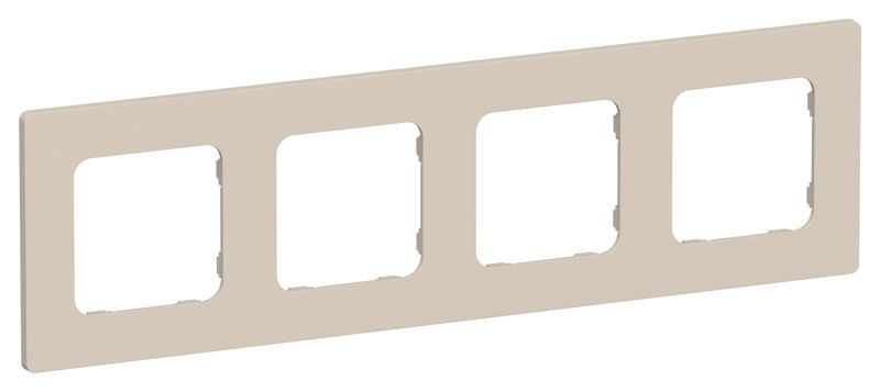 рамка 4-м сп flite ру-4-к-флл льняной iek fi-m42-32-20-k88 от BTSprom.by