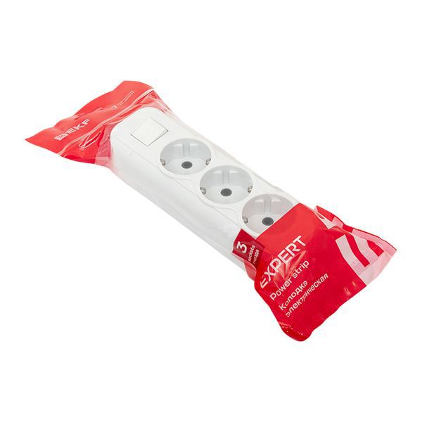  Колодка удлинителя 3-м с заземл. 16А Эксперт 3.5кВт с выкл. PROxima EKF AKB16-3i фото в каталоге от BTSprom.by