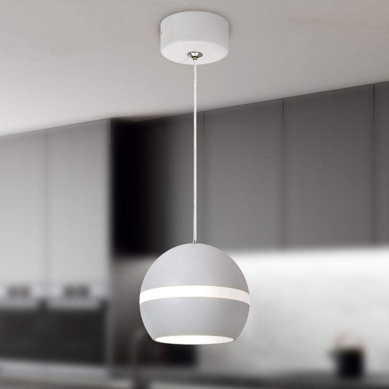 светильник подвесной (подвес) pl21 wh gx53 потолочн. шар бел. эра б0058504 от BTSprom.by