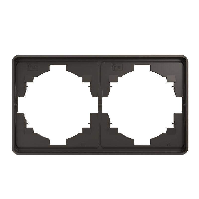 рамка 2-м round miele титан kranz kr-78-0752-2 от BTSprom.by