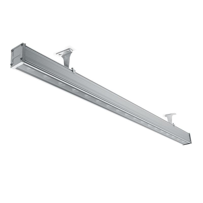 прожектор светодиодный линейный для подсветки стен с dmx 18led rgb 1000х40х48мм 18вт dc24в ip65ll-892 feron 32258 от BTSprom.by