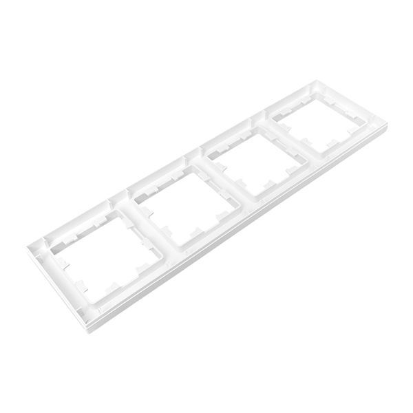  Рамка 4-м Эпика пластик бел. EKF UP1-FPW-04 фото в каталоге от BTSprom.by