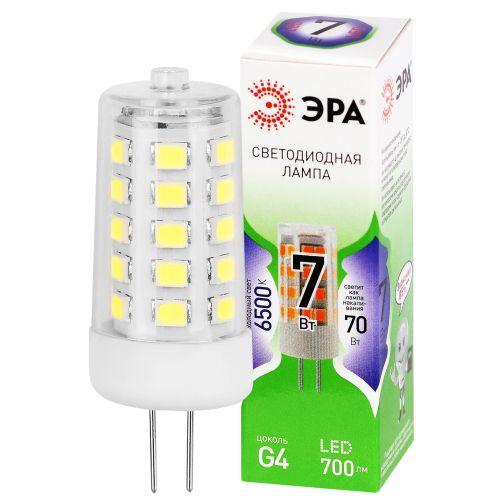 лампа светодиодная green line led g4-jc-7w-865-12v gl g4 7вт капсула 6500к холод. бел. эра б0067194 от BTSprom.by