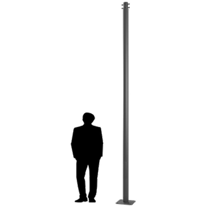 опора освещения podium 4m d89 t1 ral9005 без здф ст 4702001670 от BTSprom.by