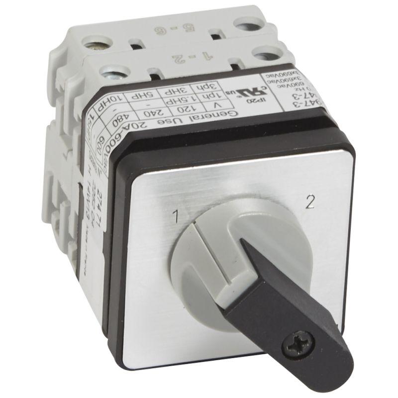 переключатель кулачковый 2 напр. 2п 25а pr21 leg 027471 от BTSprom.by