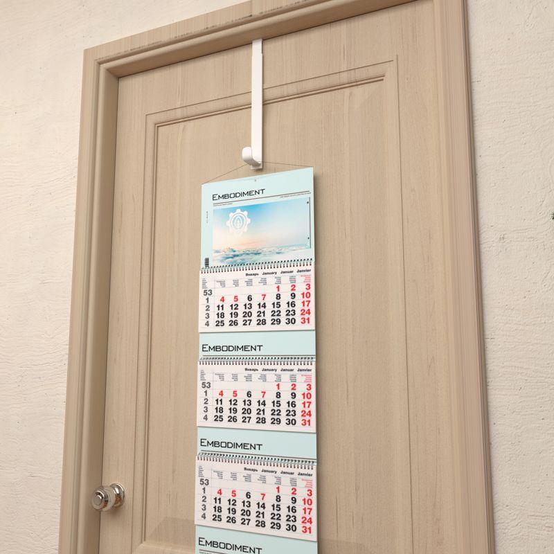  Держатель для венка на межкомнатную дверь регулир. бел. Rexant 38-0721 фото в каталоге от BTSprom.by