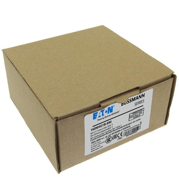  Предохранитель NH 160A 690В gG 1 двойн. индикация EATON 160NHG1B-690 фото в каталоге от BTSprom.by