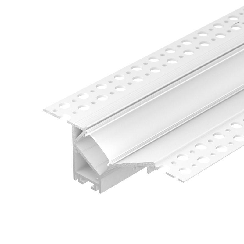 профиль fantom-w45-bevel-2000 white l2000 алюм. arlight 039949 от BTSprom.by