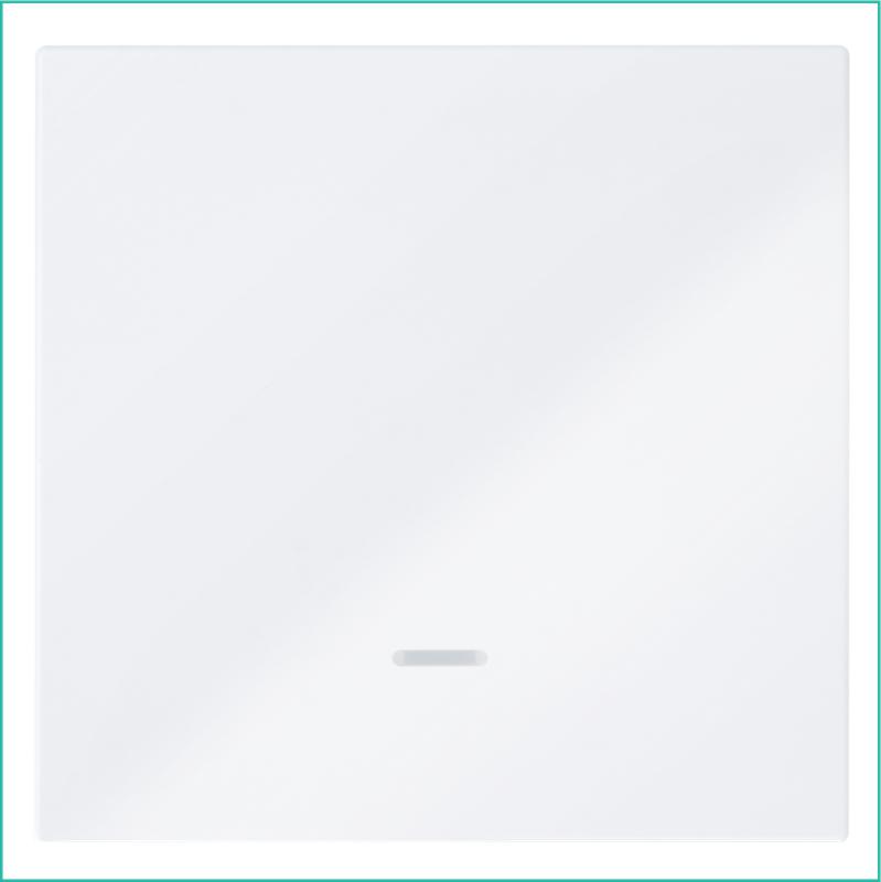 выключатель 1-кл. сп fd 10а ip20 с подсветкой с накладкой механизм бел. глянцевый jasmart fd3011nw от BTSprom.by