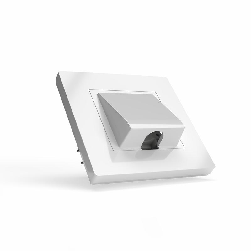  Вывод кабеля СП Pixel IP20 механизм бел. TOKOV ELECTRIC TKE-PX-CP-C01 фото в каталоге от BTSprom.by