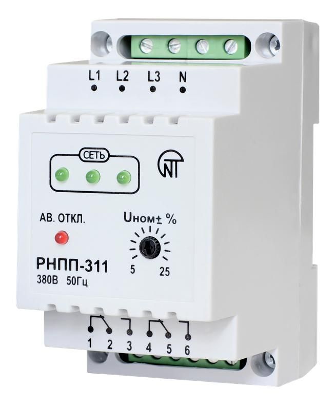 реле напряжения рнпп-311 3ф новатек-электро 3425600311 от BTSprom.by