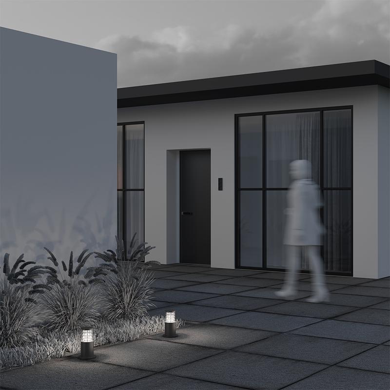  Светильник Bronx 1х60Вт E27 IP54 ландшафтный Maytoni O576FL-01GR фото в каталоге от BTSprom.by