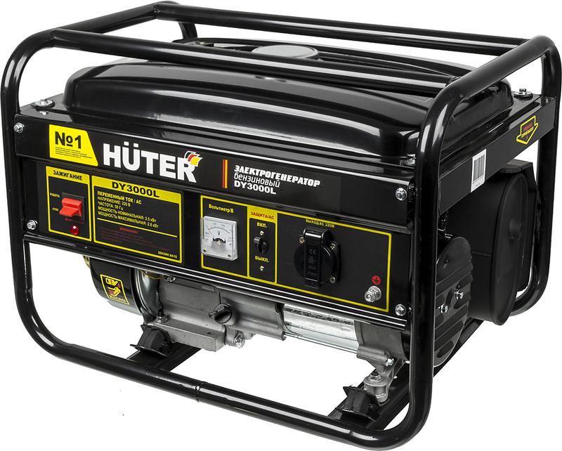 бензогенератор dy3000l 1ф 2500вт ручной стартер huter 64/1/4 от BTSprom.by