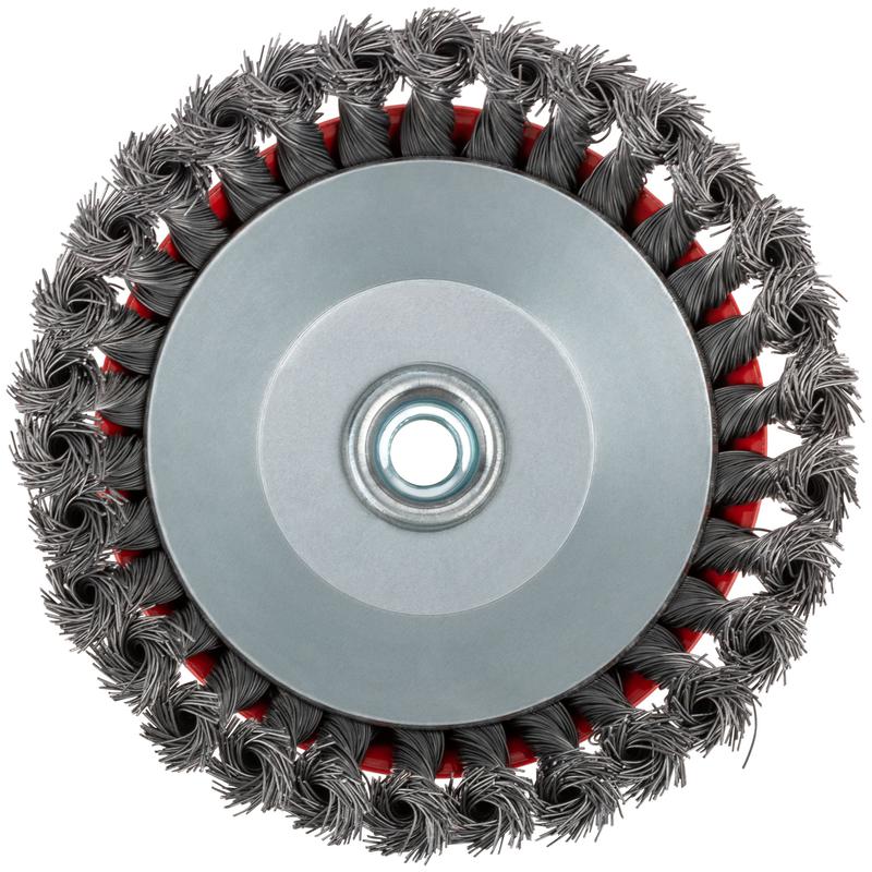  Корщетка чашечная гайка М14 стальная витая проволока 150мм КУРС 39045 фото в каталоге от BTSprom.by