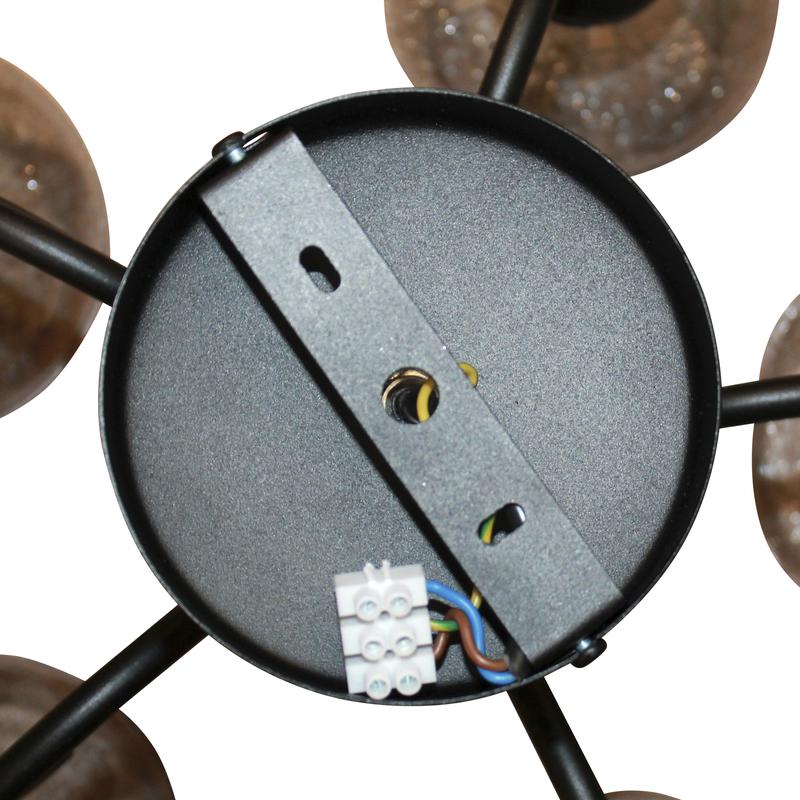  Светильник "Берта" 151 (плафон 06333) НСБ 01-5х60-132 Е27 ИУ черн. муар Элетех 1005404645 фото в каталоге от BTSprom.by